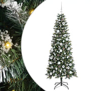 Albero di Natale Artificiale-Albero Natalizio con 300 LED Verde 180 cm 979180