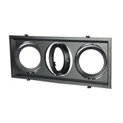 V-TAC VT-7223 Portafaretto Porta AR111 Triplo Colore Nero - SKU 35831