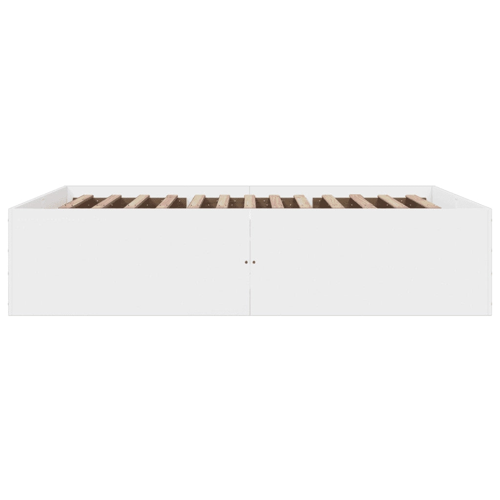 Giroletto-Struttura Letto Bianco 160x200 cm in Legno Multistrato 737147