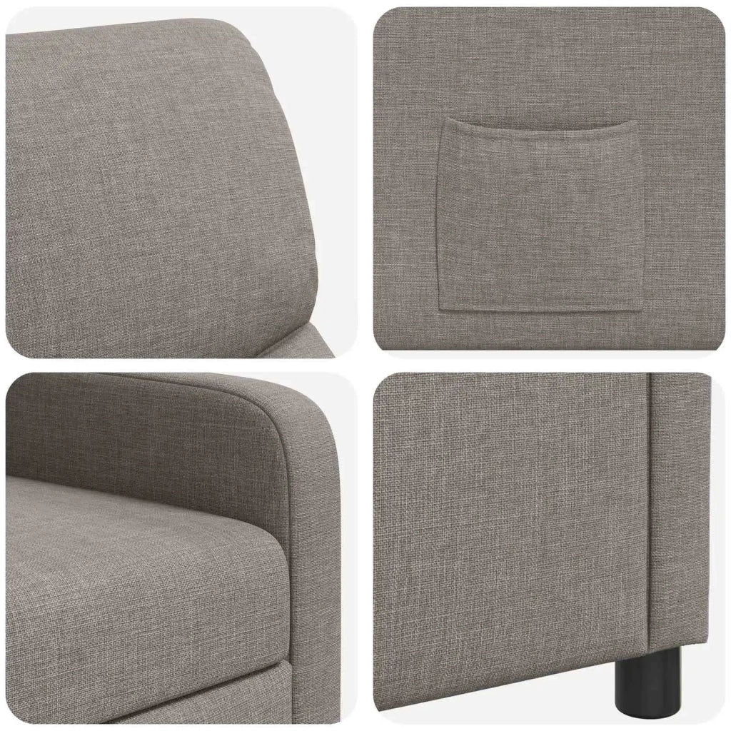 Poltrona reclinabile Tortora 42034823