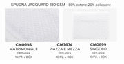 Coprimaterasso per letto ad una piazza