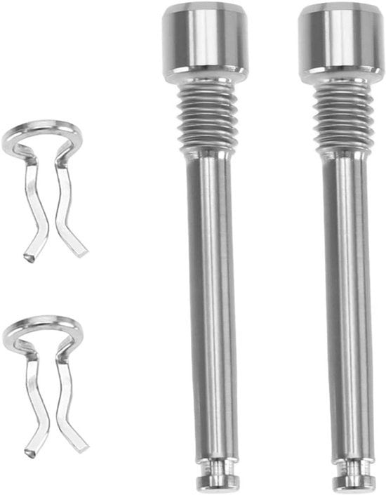 Fermo bicicletta a doppia vite - Blocchi freno - Lega di titanio - Freno a disco - Bicicletta - Y8J798060 - M4 - Compatibile con Shimano.
