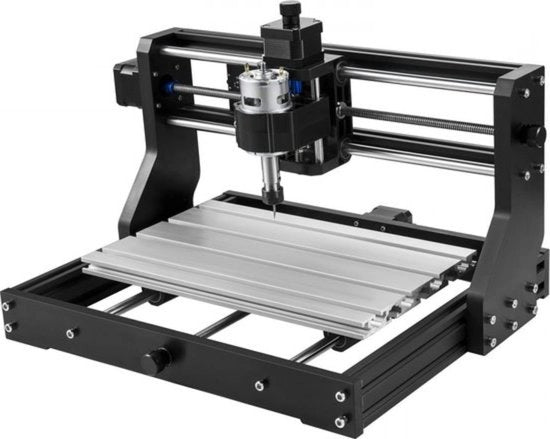 Macchina per la gravatura CNC - 400x300x240mm - Router e Lasergraveur 10000 Tpm