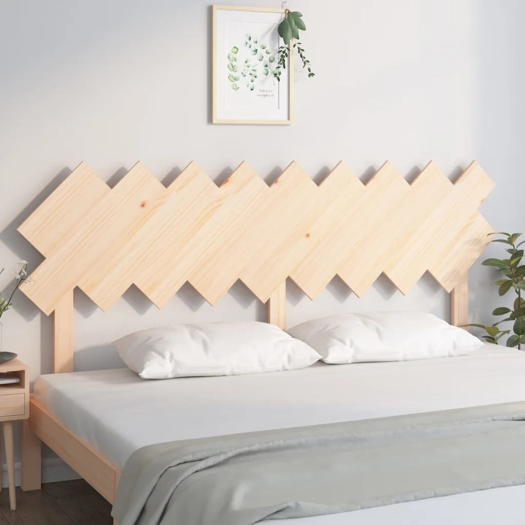 Testiera per Letto 178x3x80,5 cm in Legno Massello di Pino 819235