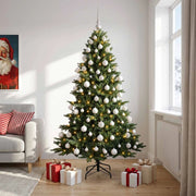 Albero di Natale artificiale con palline 180 cm 300 LED 3467074