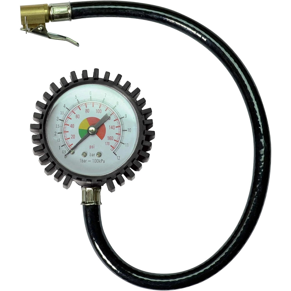 Manometro per Compressore 12 Bar Misuratore di Pressione Gomme