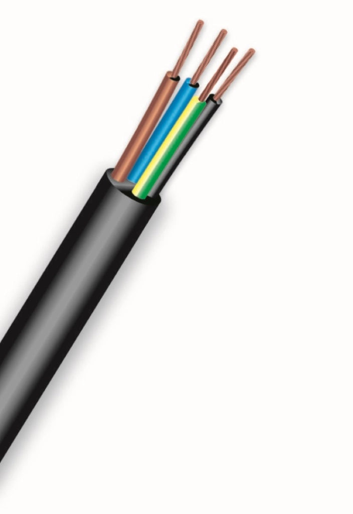 Cavo H05Vv-F 4G1,5 Nero 10 Metri - Electraline