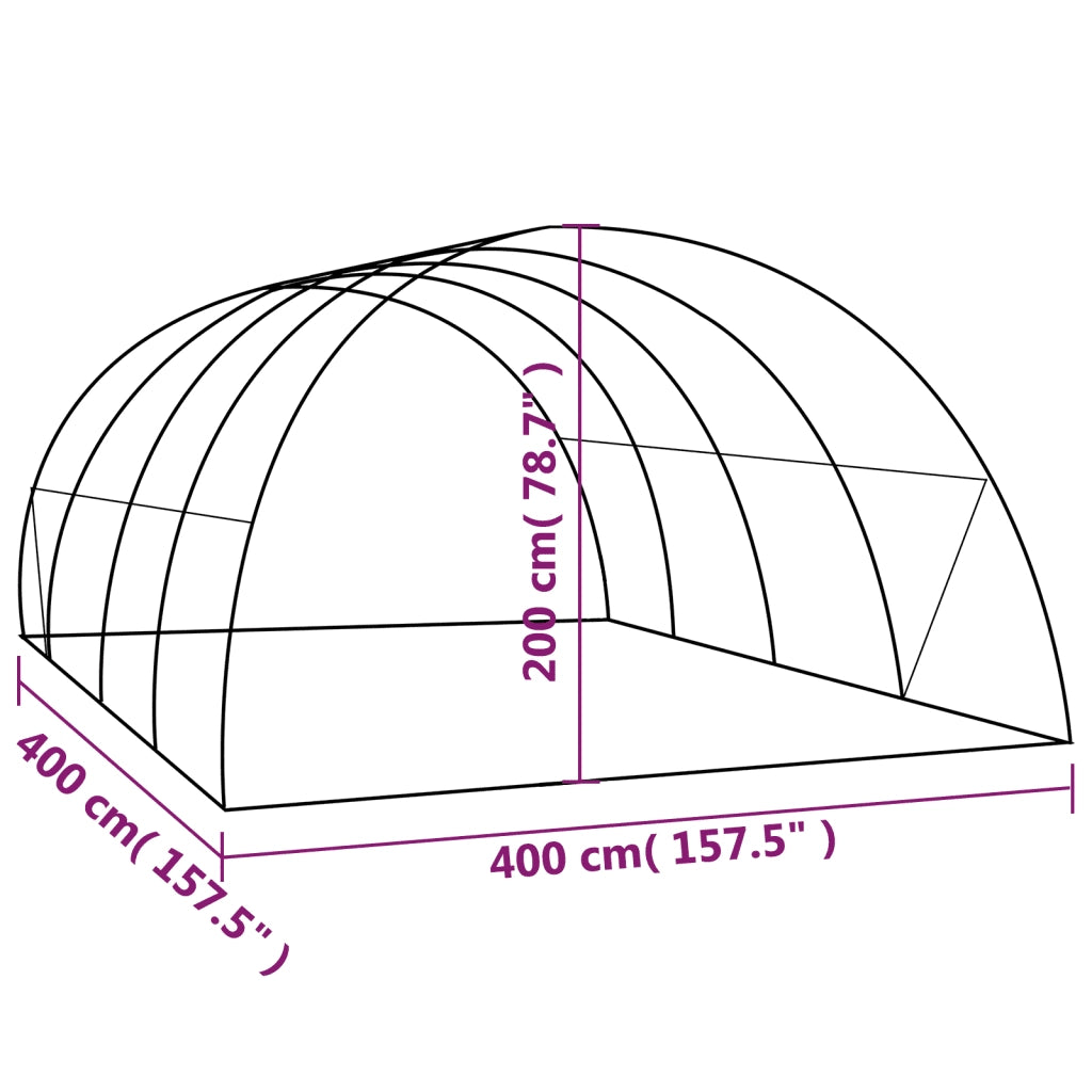 Serra 16 m² 4x4x2 m 48160