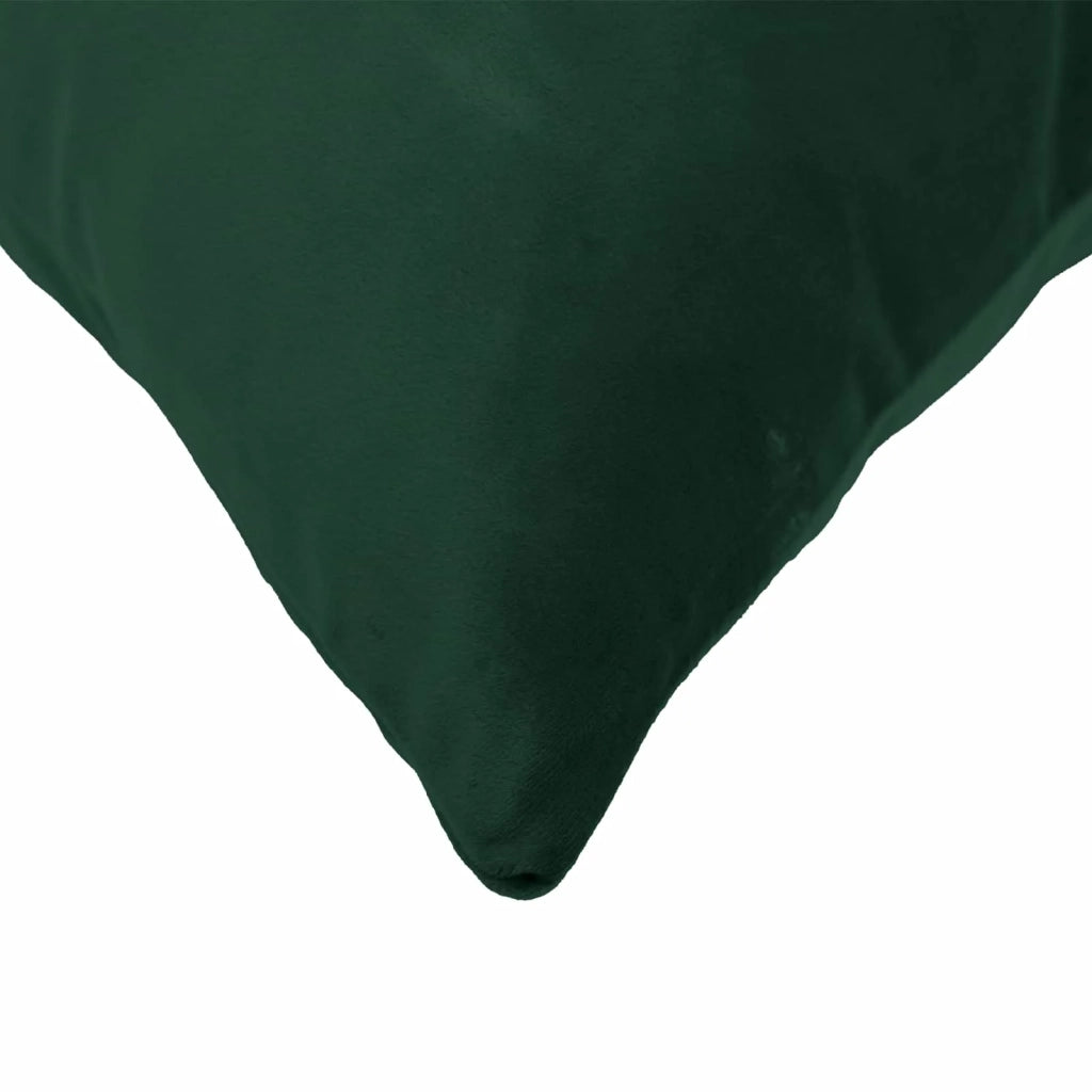 Federa 2 pcs HEERLEN Verde Scuro 80 x 80 cm Velluto 913527