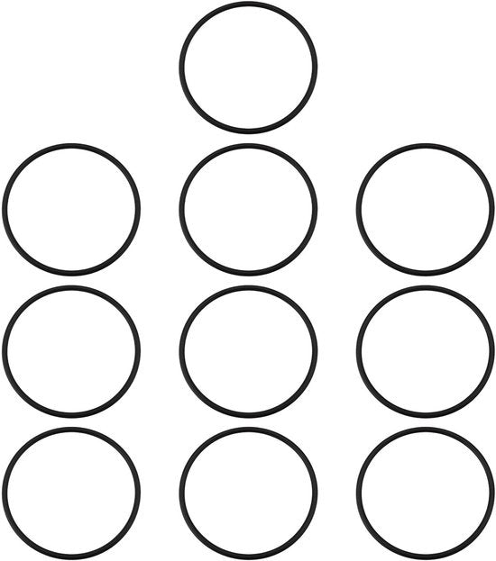 Ottimizzazione - 10x O-Ring in Nitrile Nero, 120x5mm per Aria e Riparazione