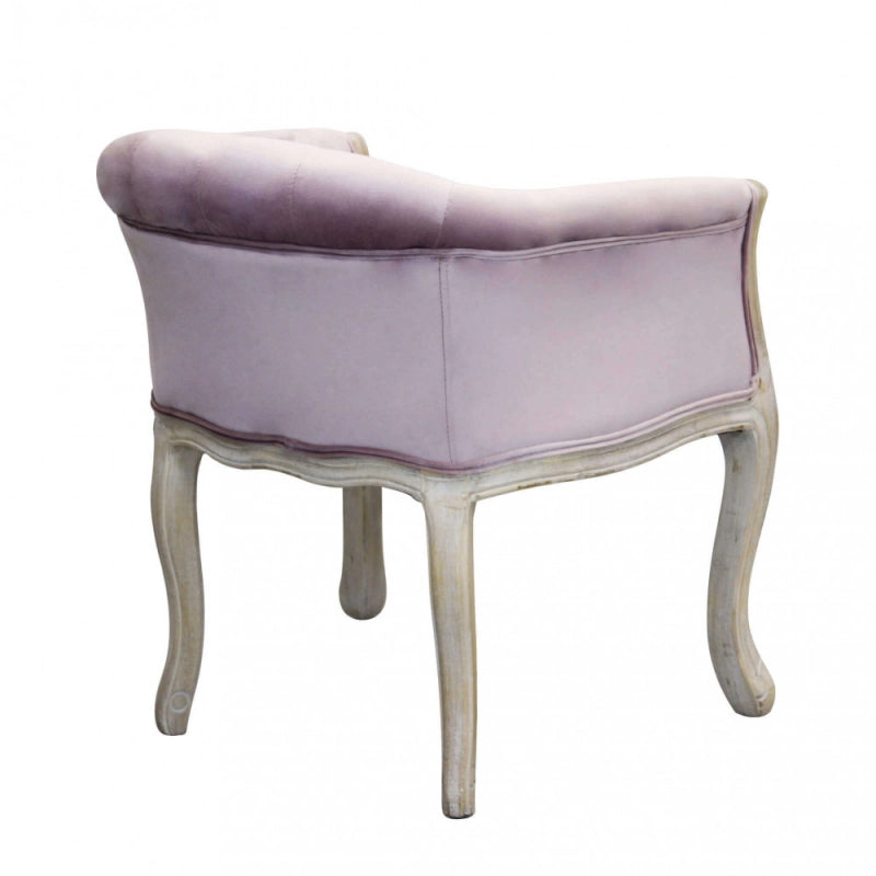 Set di 2 POLTRONE COREEN IN VELLUTO ROSA