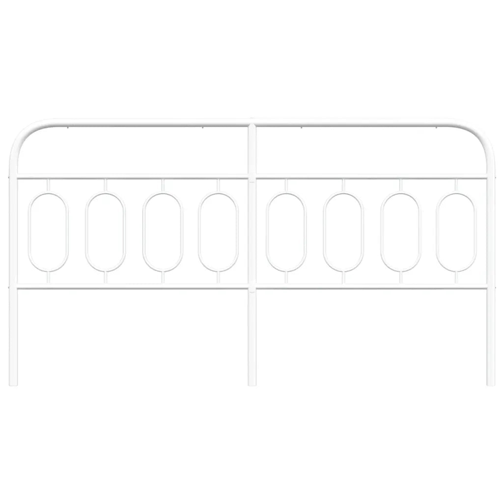 Testiera di Ricambio in Metallo Bianco 160 cm 377201