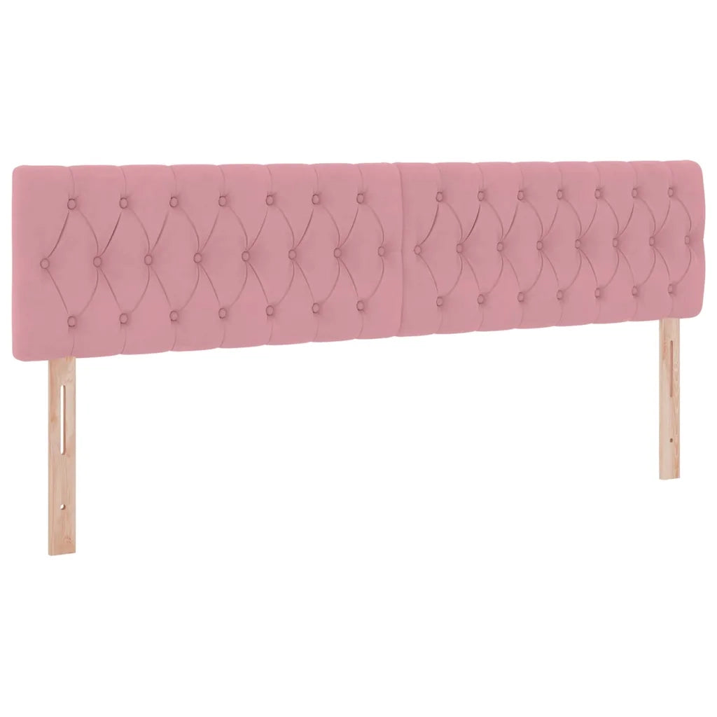 Letto con Contenitore con materasso Rosa 180 x 200 cm Velluto 3370838