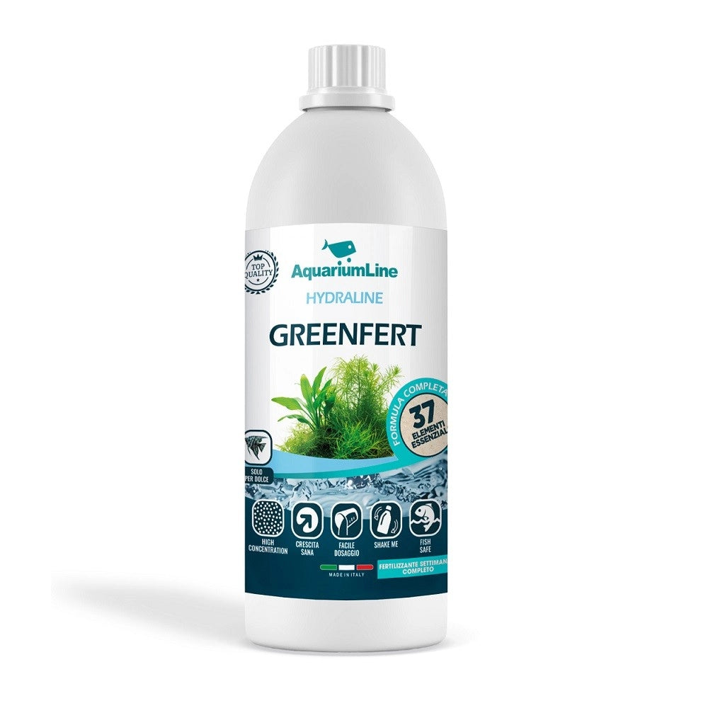 AquariumLine Green Fert 500ml - fertilizzante liquido per piante acquatiche