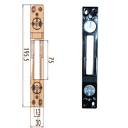 06465-57 CONTROPIASTRA IN METALLO R40. CISA