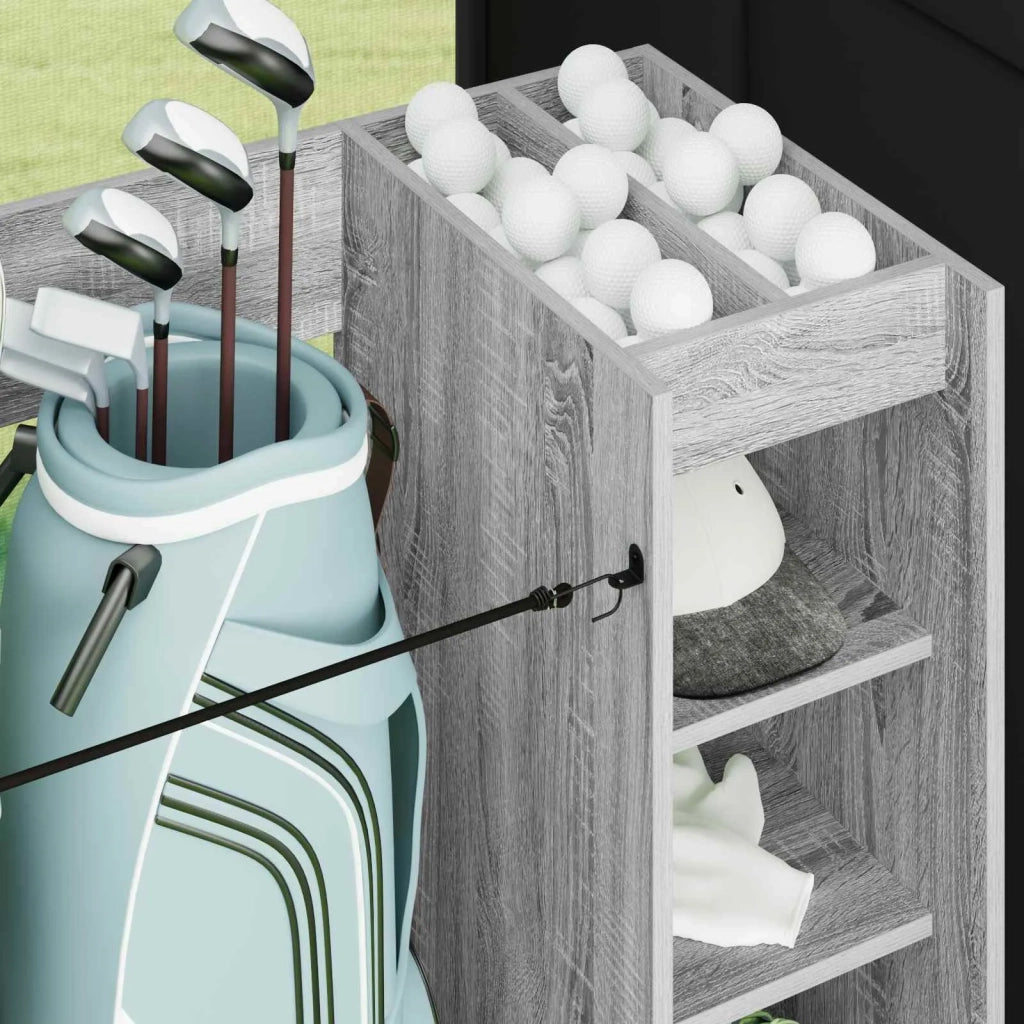 Armadio per Golf con ruota Grigio Sonoma 120 x 45 x 98 cm CFW7268266