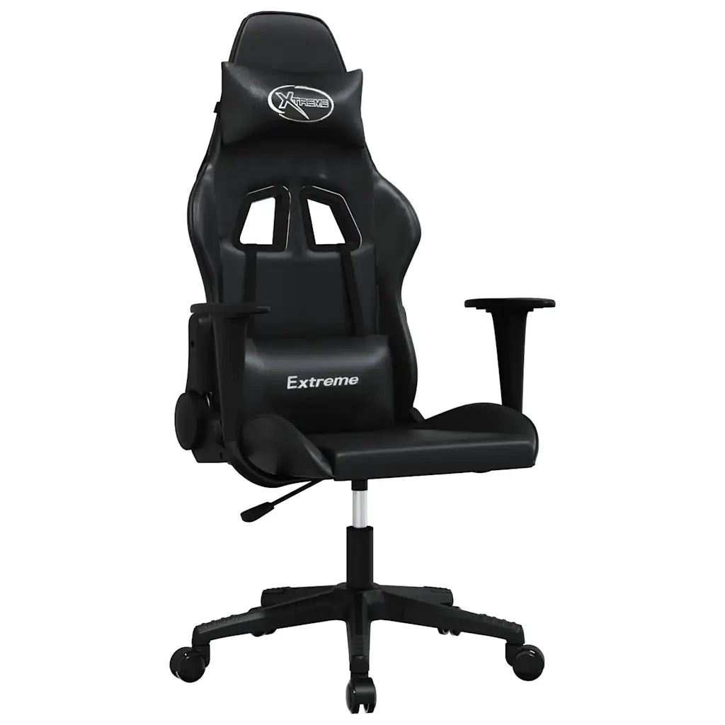 Sedia da Gaming | Sedia da e-sports Nera in Similpelle