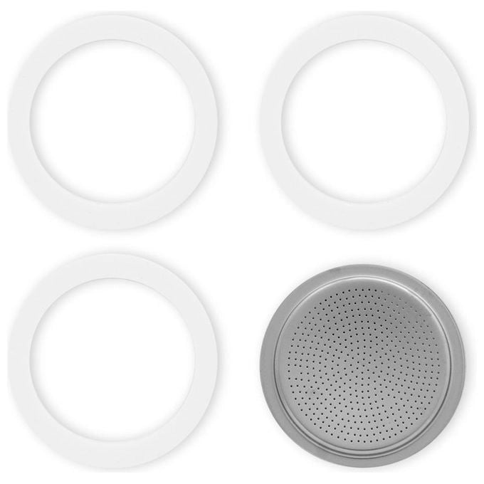 Bialetti set filtro e 3 guarnizioni per Moka 1/2 tazza