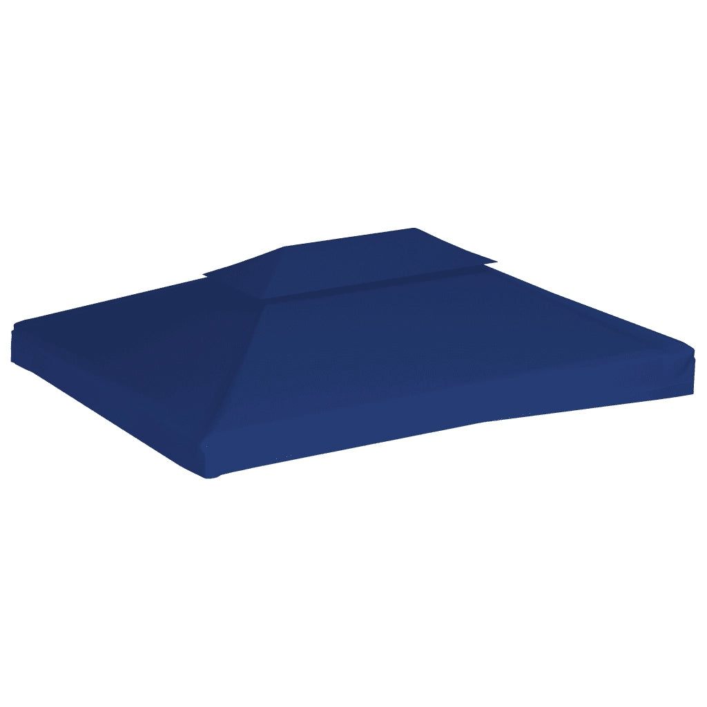 Copertura Superiore per Gazebo a 2 Strati 310 g/m2 4x3 m Blu CFW7783870
