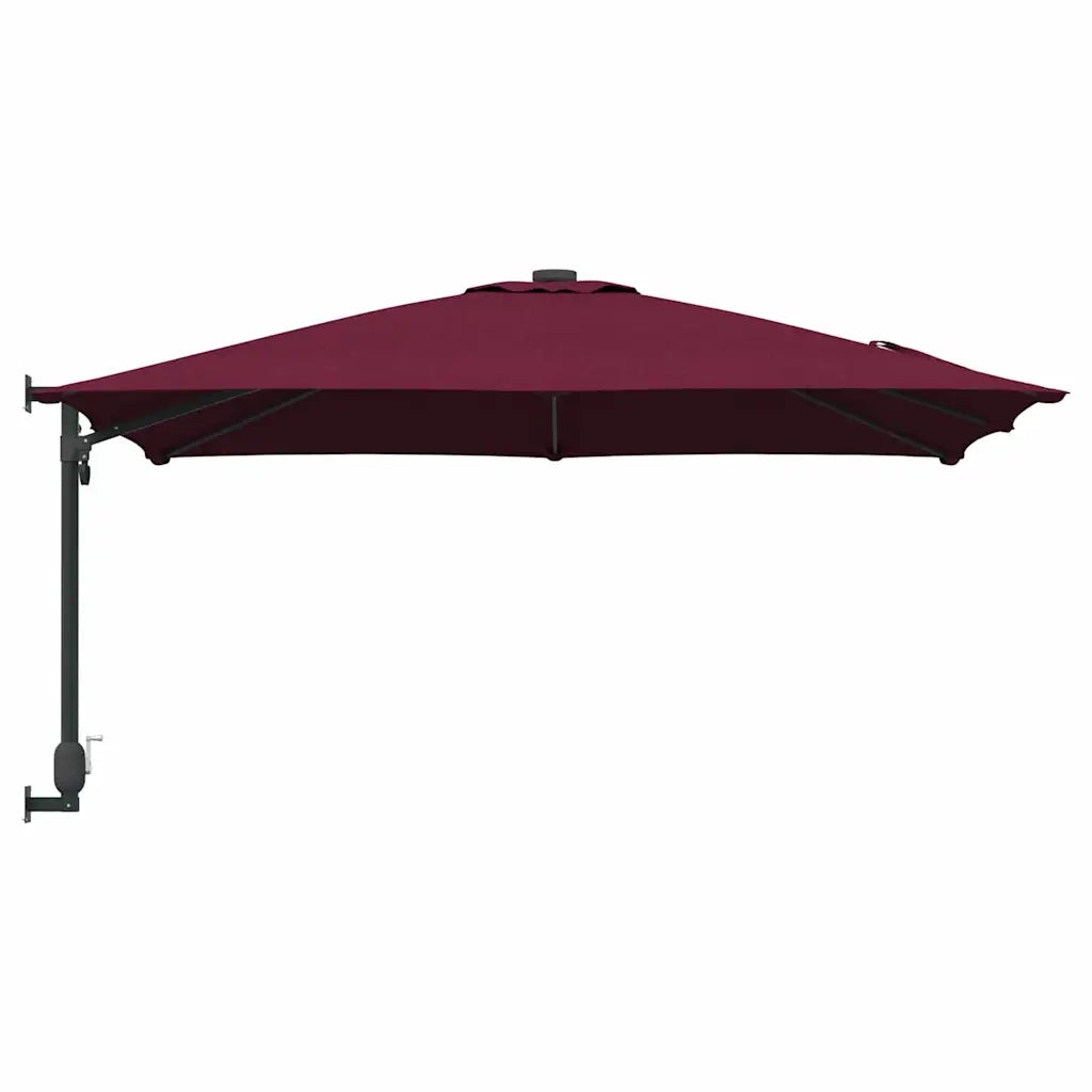 Ombrello | Parasol da giardino Rosso Bordeaux 248,5 x 247,5 x 160 cm