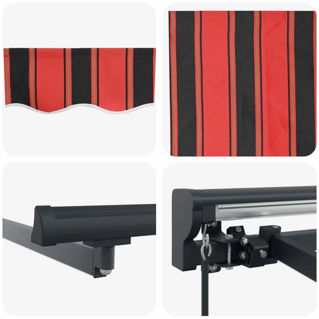 Cornice per Tenda Manuale con LED 3,5 x 2 m 3420766