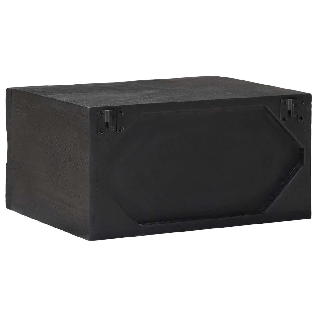 Armadio da Notte con cassetto Nero 40 x 30 x 20 cm 42020079