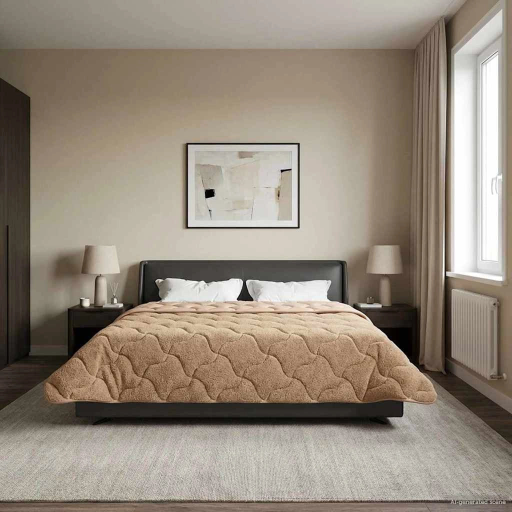 Piumino Letto Estivo 200 x 200 cm Estate Tortora Traspirante 42026208