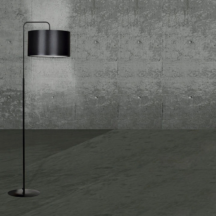 Lampada da terra Emibig Trapo nera E27 1 luce H150 cm