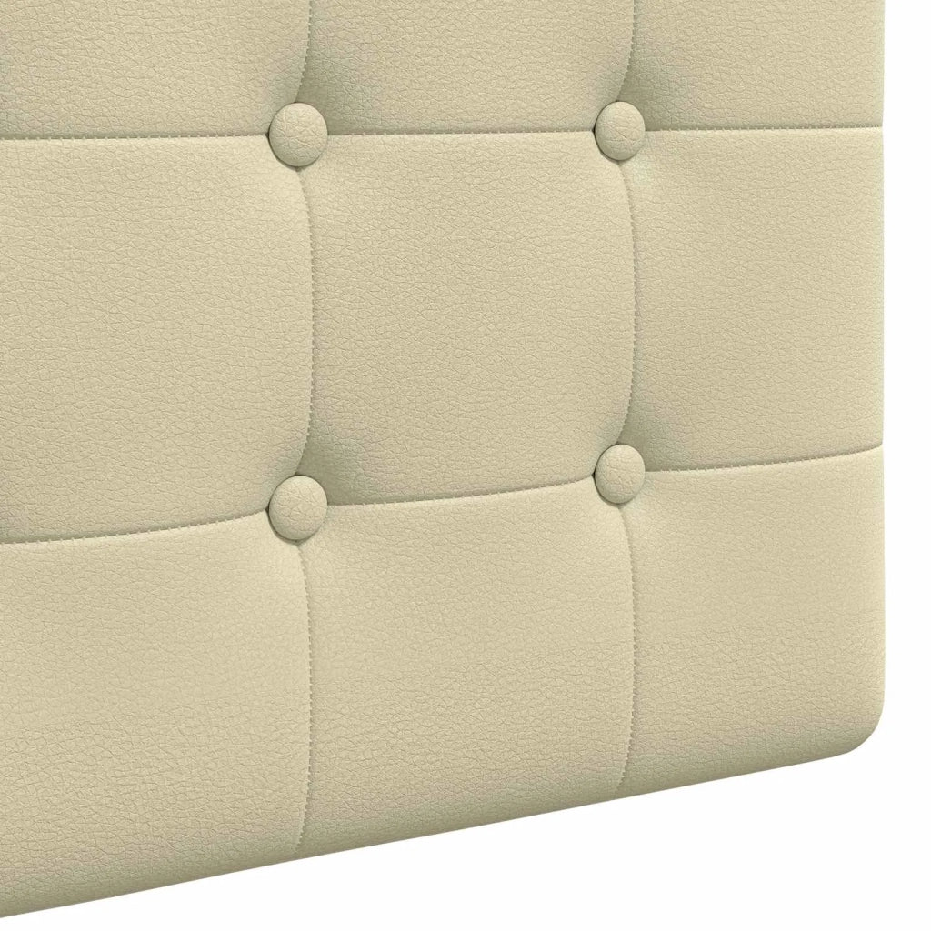 Testiera | Testata sospesa Con luce LED Crema Similpelle