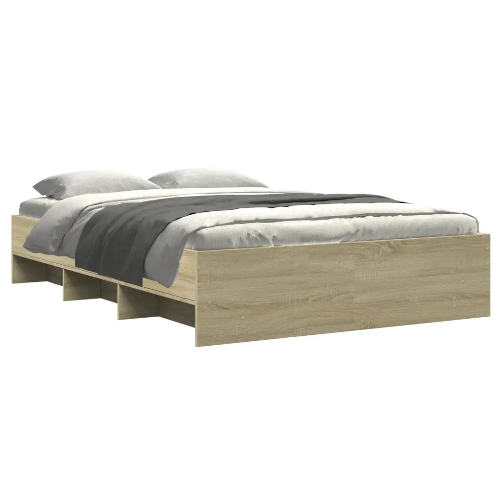 Giroletto senza Materasso Rovere Sonoma 120x190cm in Truciolato 3295697