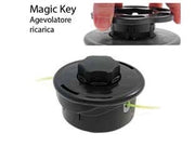 TESTINA PER DECESPUGLIATORE BATTI E VAI GARDEN DEVIL  ø mm.120 attacco F mm.10x1 sinistrorso