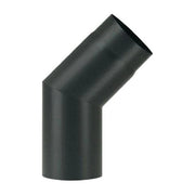 ALA R40200350268 ALASMALTO top Gomito in Acciaio per Stufe a Legna 45° Diametro 120 mm Spessore 1,5 mm con Rivestimento in Smalto Porcellanato TERM colore Nero opaco