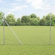 Recinzione Esagonale Argento 1,5 x 50 m Acciaio zincato 42005732