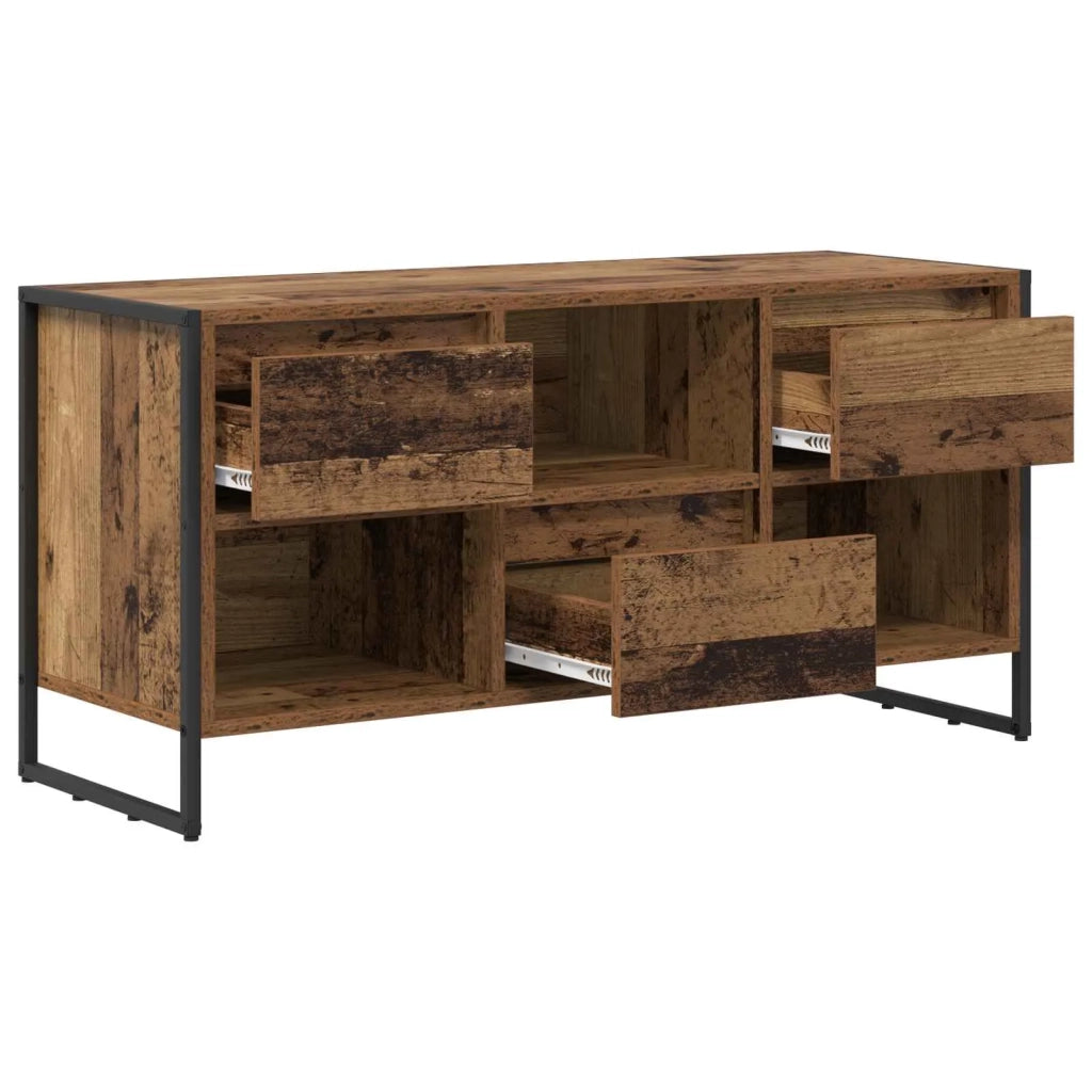 Mobile TV-Credenza per TV-Console TV Legno vecchio 100 x 36 x 49,5 cm Legno multistrato 718245