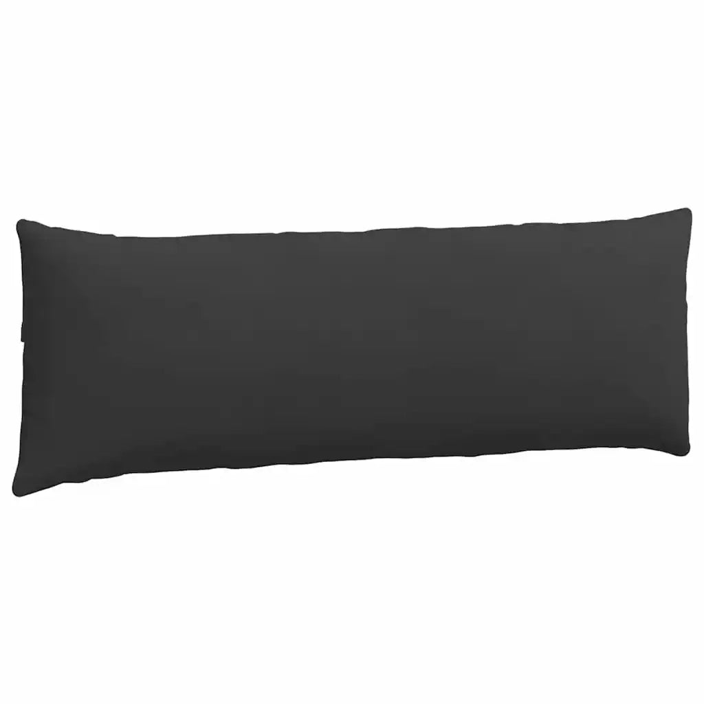 Cuscini da Divano 2 pcs Nero 120 x 40 cm Tessuto 42013814