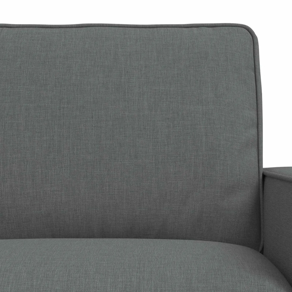 Set di divani 2 pcs Grigio scuro 182 x 80 x 82 cm Tessuto 3407545