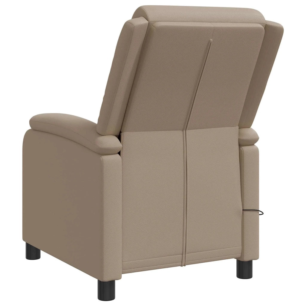 Poltrona Massaggiante Cappuccino Similpelle 42034867
