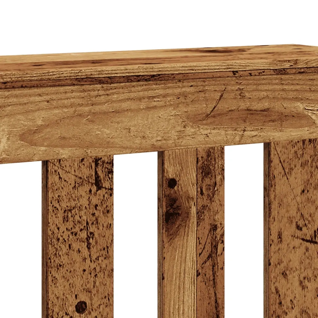 Copritermosifone moderno pratico mensola 175 x 20 x 82 cm legno multistrato vecchio legno 02_0049841