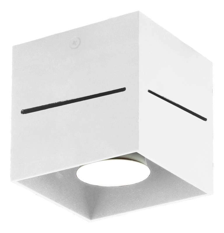 Plafoniera spot Lampex Quado Pro 1 luce bianca GU10
