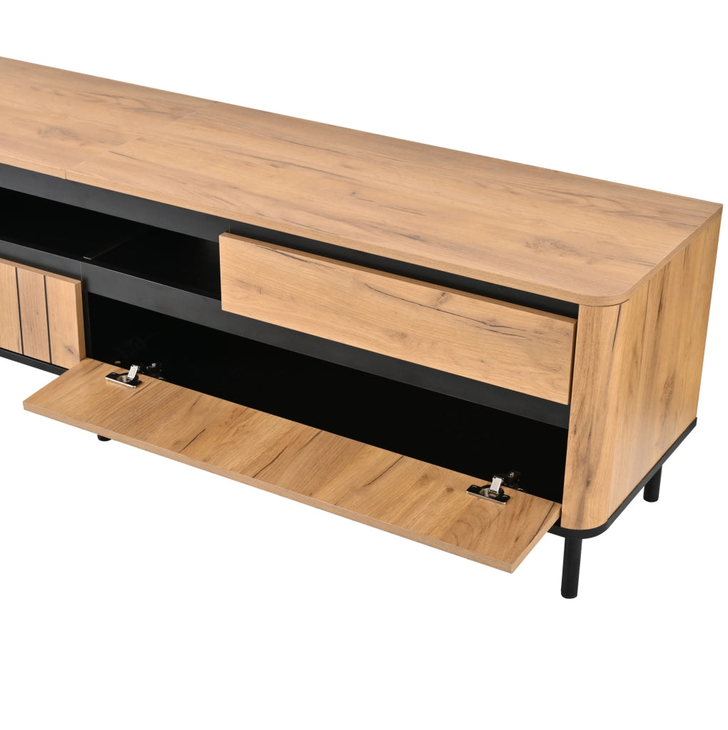 Mobile TV moderno 180 cm con cassetti e ante