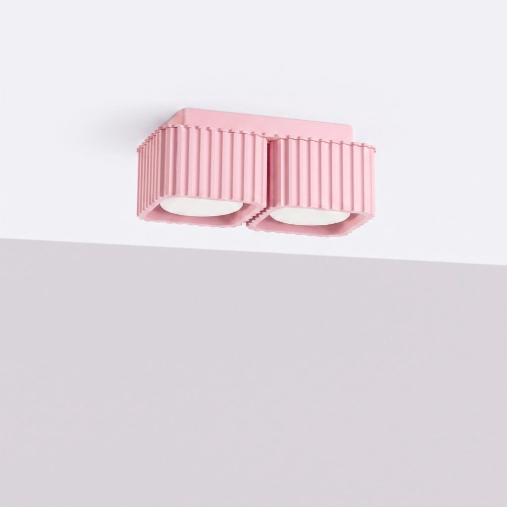 Plafoniera RIFF 2 rosa Gx53