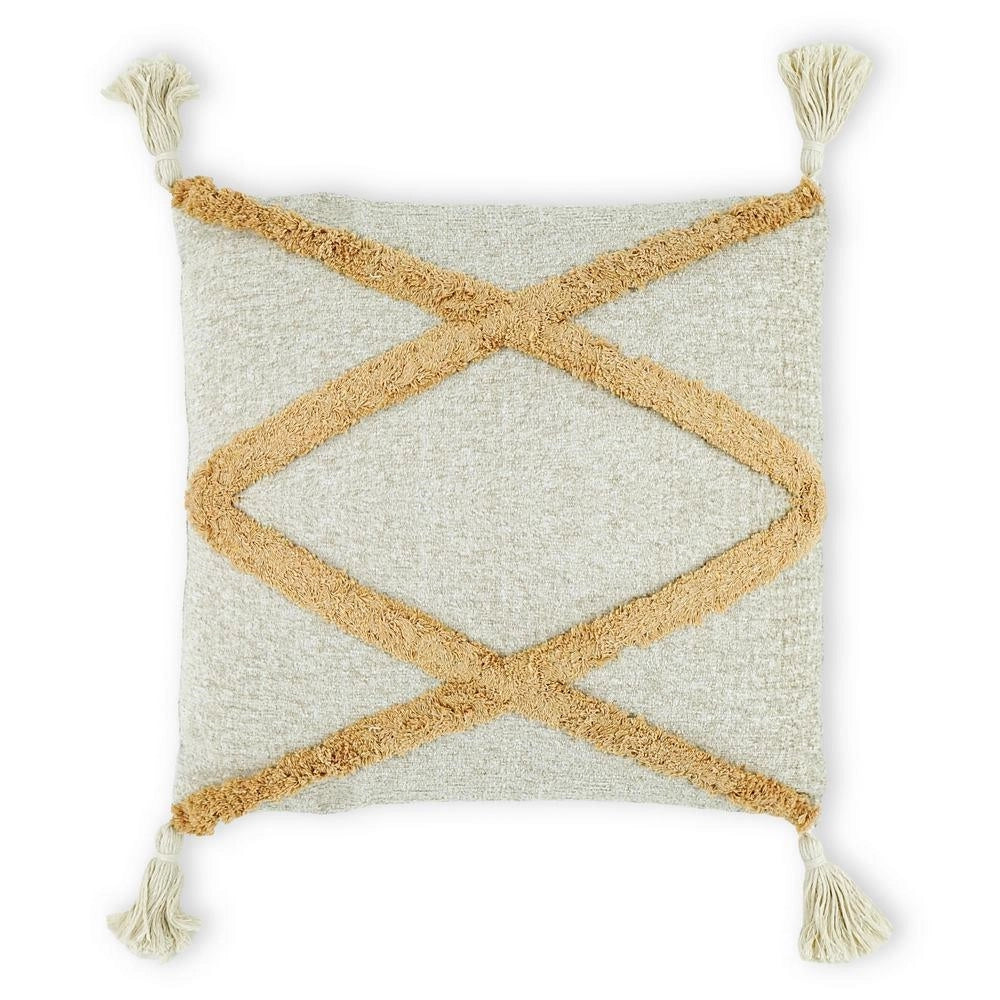 Cuscino decorativo beige 45x45 Prism