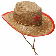 Cappello in paglia marrone 54x7