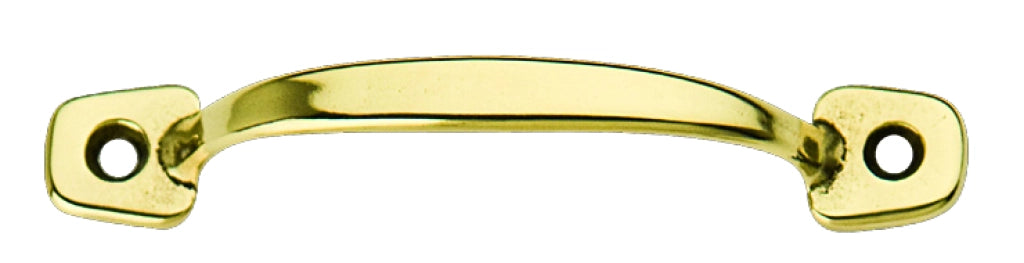 MANIGLIETTA PER MOBILI OTTONE LUCIDO  mm.  80 10.00 pz
