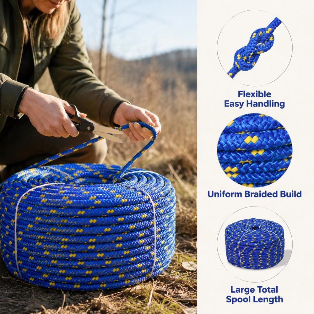 Boat Rope Polypropylene 10 Mm 250 M Blue