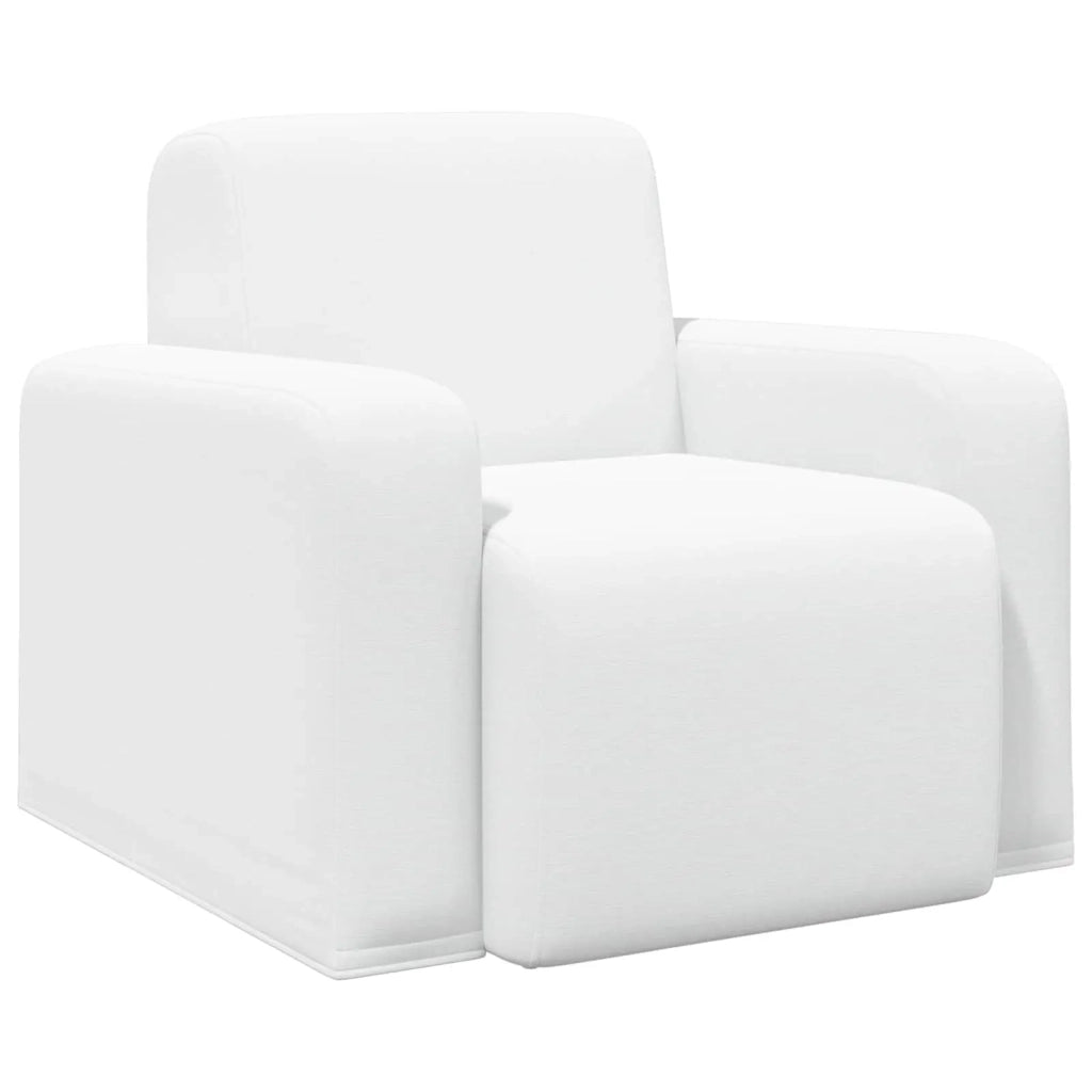 Divano Sedia-Poltrona Bianco Tessuto 638059