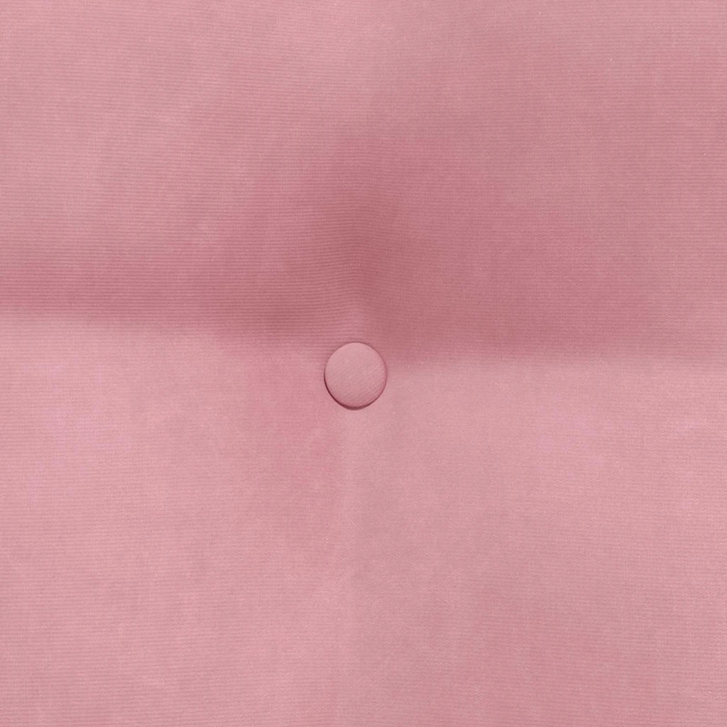Cuscino per Schiena | Cuscino dorsale Rosa 60 x 24 x 50 cm Velluto