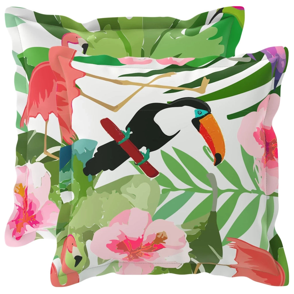 Cuscino con cuscino HOUTEN 2 pz Multicolore Poliestere 934828