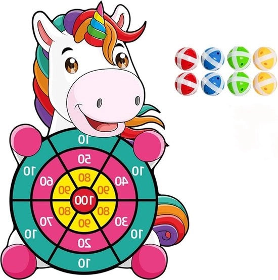 Dartspello per bambini - 8 frecce da dart - haken - idea regalo per ragazze - 3 anni - 355 cm