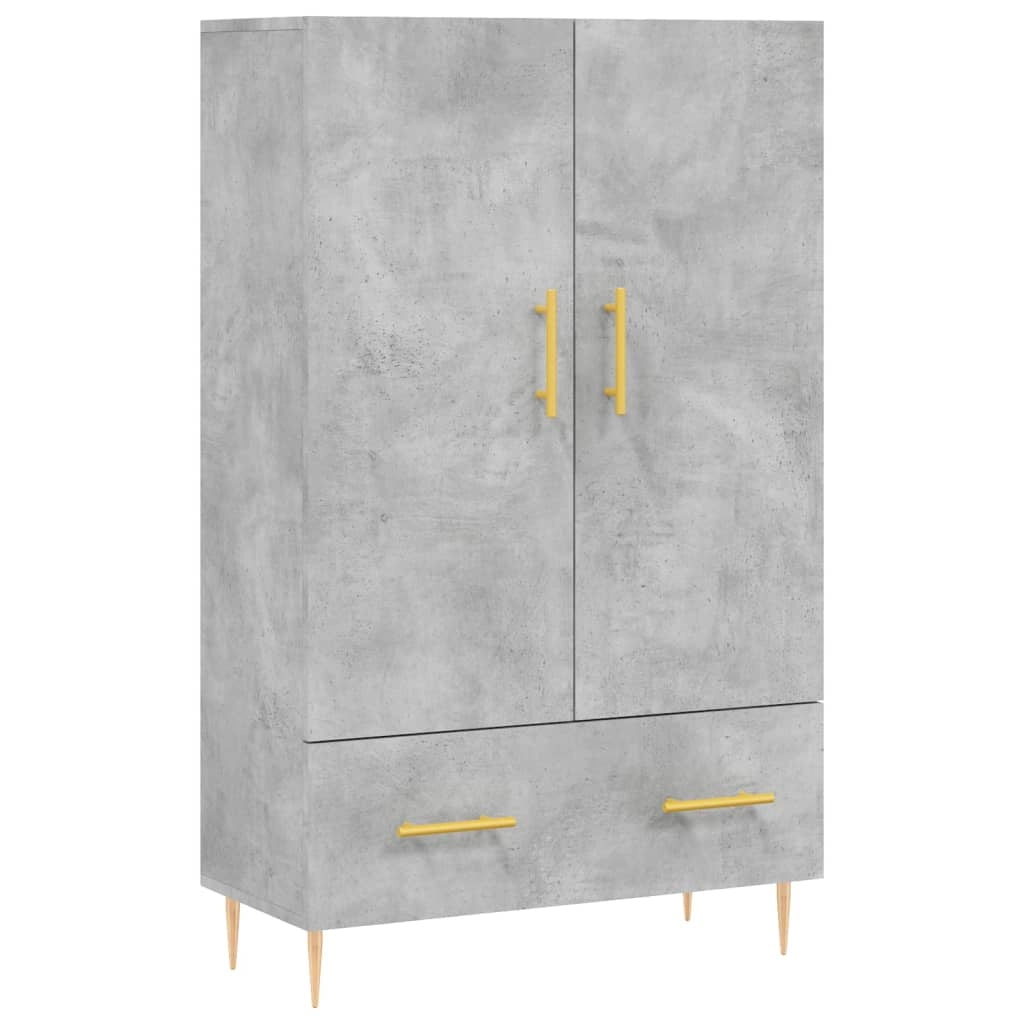 Buffet credenza cassettiera mobiletto mobile contenitore organizer cucina soggiorno salotto alto 69,5 x 31 x 115 cm legno ingegnerizzato grigio 02_0034465
